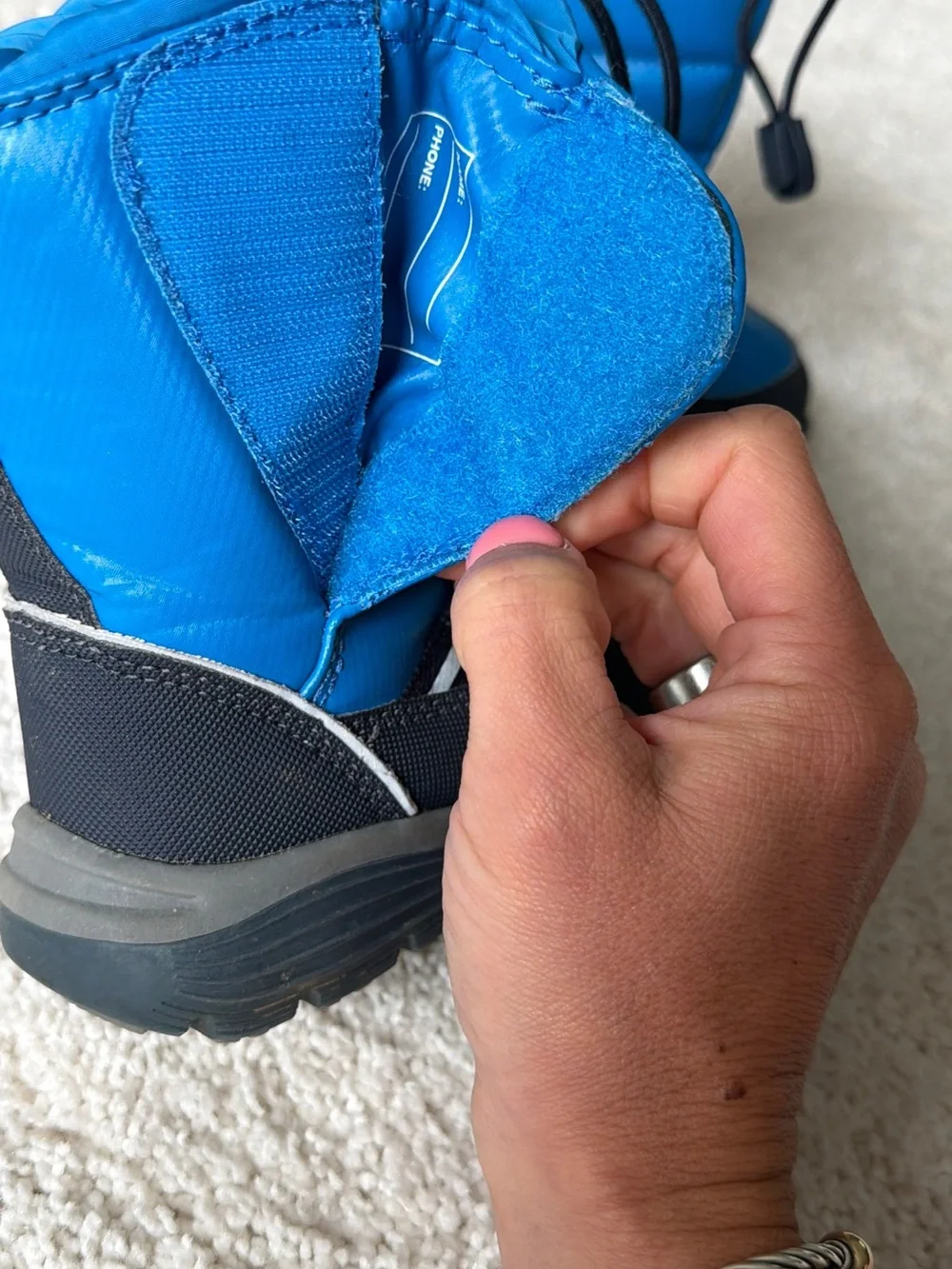 Toddler Boy Snow Boots (6M) & Winter Coat (18-24M)